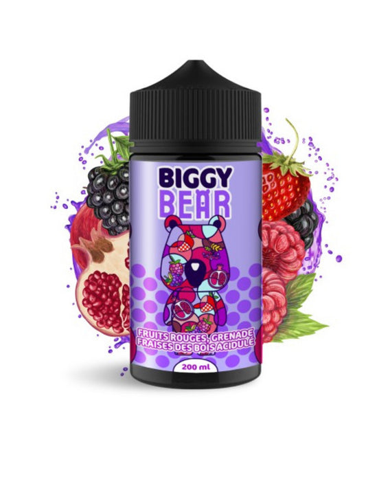 Biggy Bear - Fruits rouges Grenade Fraise des bois acidulée 200ml