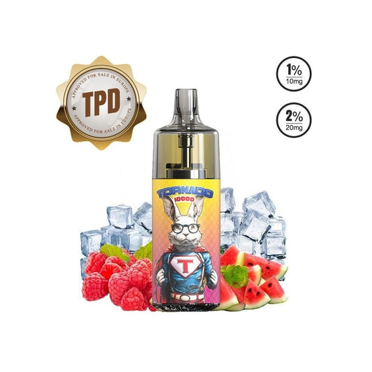 Tornado 10000 - TDP Europe Raspberry watermelon ice 10-20MG ( 20MG)