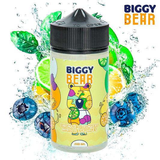 Biggy Bear - Limonade Citron Vert Myrtilles Sauvages 200ml